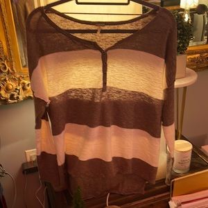 FREE PEOPLE KNIT LONG SLEEVE XS